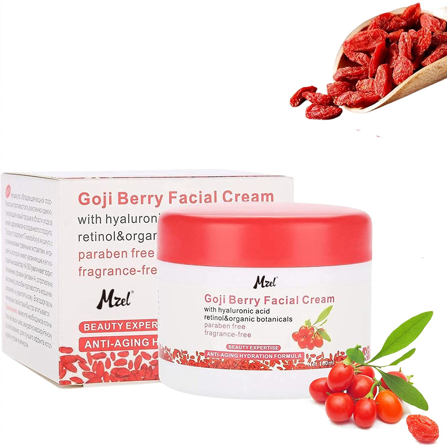 Private Label Skin Care Whitening Collagen Wolfberry Goji Berry Anti Aging Face Cream