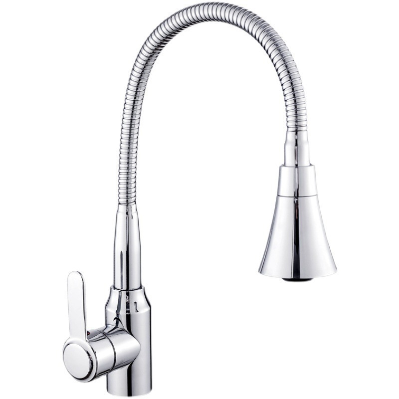 Kitchen faucet Stainless steel household sink Dishwashing basin rotatable anti-splash universal faucet