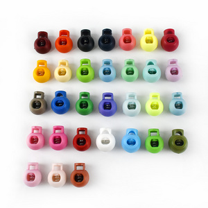 Deepeel F5-2 Elastic Rope Adjustment Buckle Round Toggle Clip Buckles Tighten Spring Rope End Cord Stoppers Plastic Lock