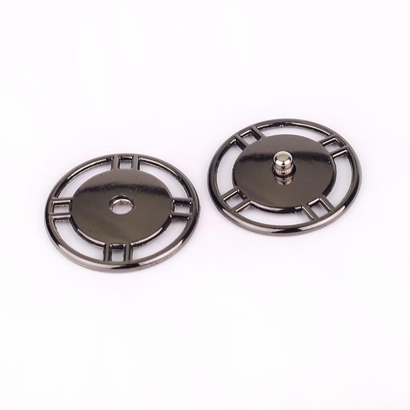 Deepeel CR203 21mm 25mm DIY Coat Garment Accessories Fashion Round Hollow Buckle Alloy Snap Press Button