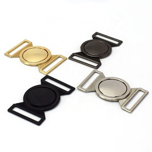 Deepeel CN031 25/40/50mm Garment  Accessories DIY Sewing Hardware Accessories Coat Decoration Buckle Round Metal Belt Buckle