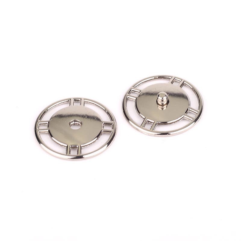 Deepeel CR203 21mm 25mm DIY Coat Garment Accessories Fashion Round Hollow Buckle Alloy Snap Press Button