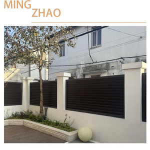 Wholesale good garden outdoor modern metal aluminum sheet decoration louver privacy fence