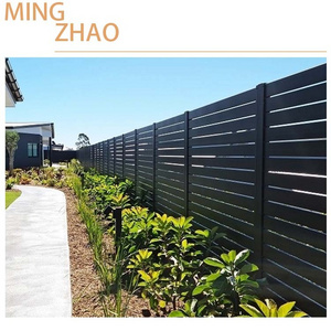 Wholesale Customization Modern Outdoor Fence Panels Aluminium Fencing Yard Board Garden Gate