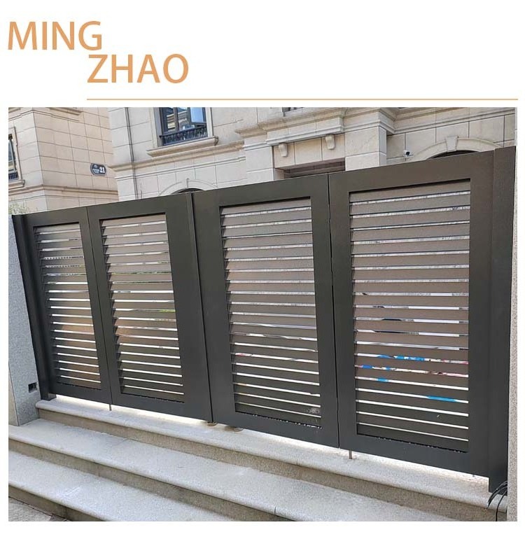 Wholesale Aluminum Outdoor Fence New Design Garden Shutter Fence From Factory