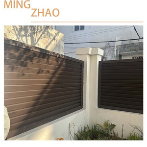 Wholesale Aluminum Outdoor Fence New Design Garden Shutter Fence From Factory