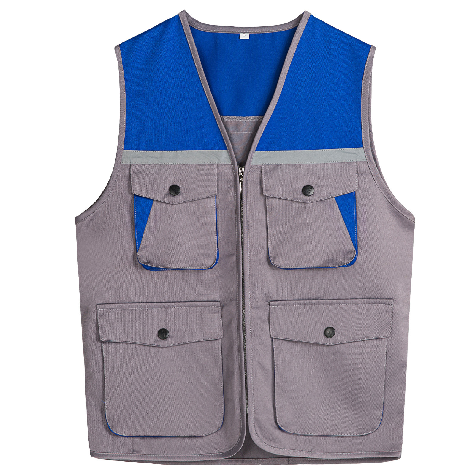 Unisex Outdoor Mens Breathable Mesh Photographer and Fishing Multi Pockets Vest Work Cargo Utility Vest