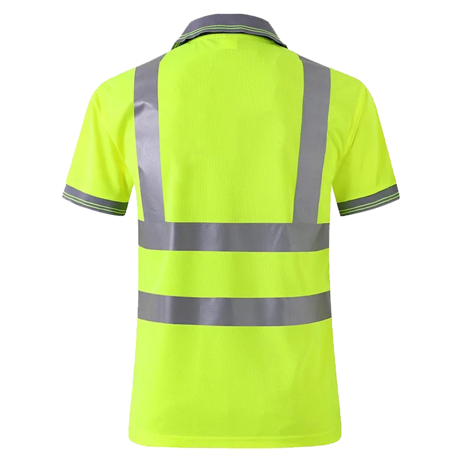 Hi Vis Reflective Safety Short Shirt Men and Woman Unisex Polo Shirts Workwear Shirt