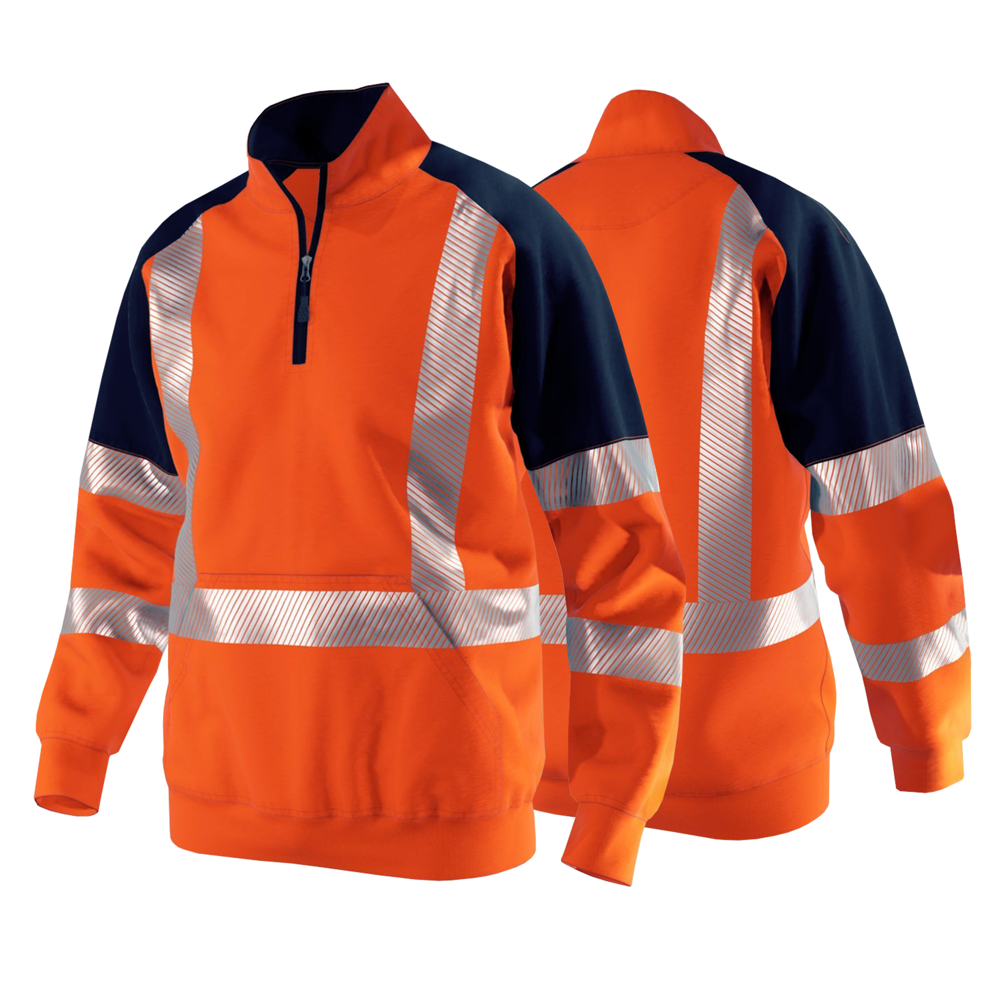 Wholesale Hivis Outdoor Casual Men Work Uniform Lime Yellow Women Polar Fleece Reflective Jacket