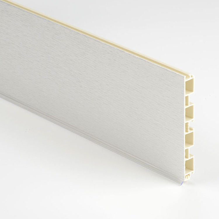 120mm Kitchen cabinet waterproof pvc plastic skirting board