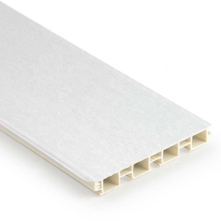 120mm Kitchen cabinet waterproof pvc plastic skirting board