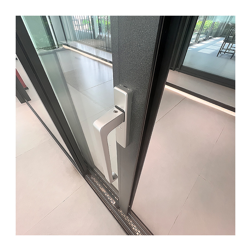 Balcony design soundproof large impact thermal break aluminum alloy lift sliding door