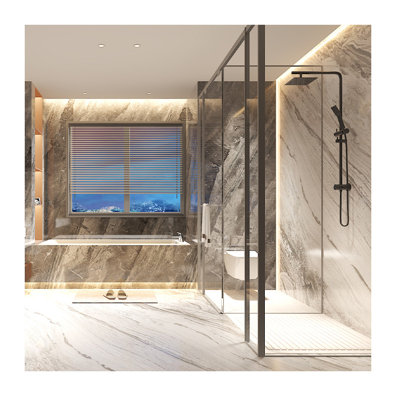 Fashion design frameless glass sliding shower cabin door for bathroom