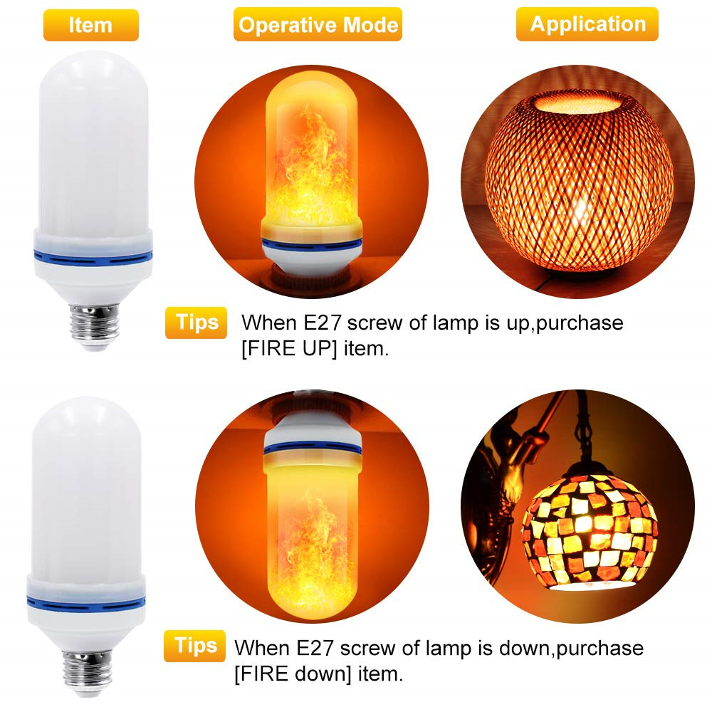 Led flicker flame bulb Decorative Lamp LED Effect Fire Light Bulbs