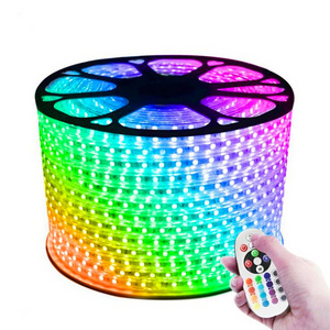 Flexible RGB 5050 Colour Change LED Strip Lights 240V 230V 110V 220V  with Remote for Lighting