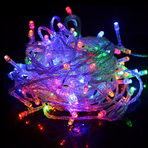 waterproof 220V EU 110V US plug 8 mode flashing light connectable fairy christmas light 10m 20m 30m 50m 100led led string