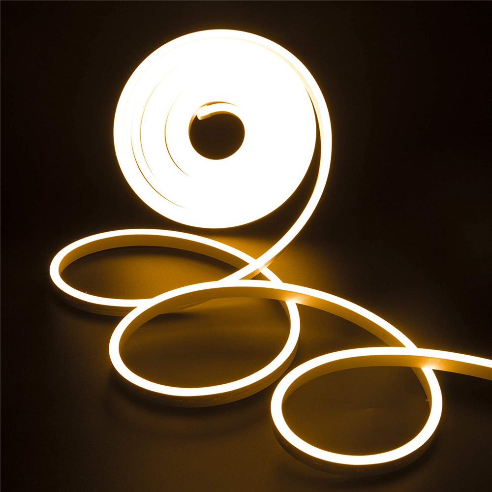 LED Strip Neon Tape 6MM 12MM DC12V Flexible SMD 2835 Soft Silicon Rubber Tube Outdoor Waterproof ip67 Light