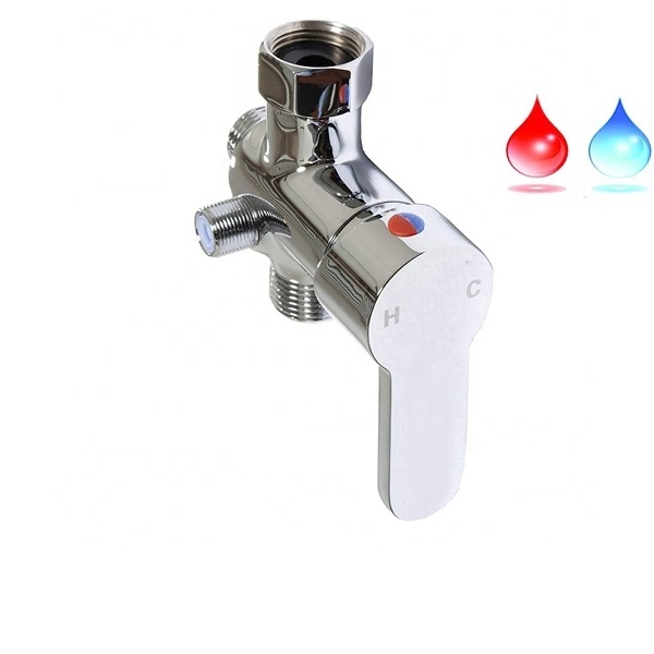 NZMAN Hot/Cold Mixing Valve Shattaf Bidet Sprayer, Cloth Diaper Sprayer, Toilet Shower Sprayer for personal hygiene NB013-P3