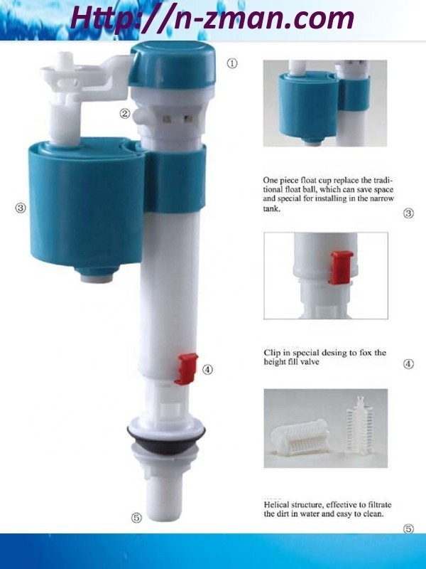 Anti-Siphon Universal Toilet Tank Fill Valve