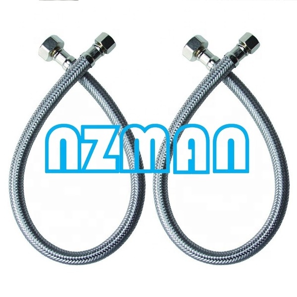 NZMAN 59 Inch Braided Stainless Steel Hose - 3/8