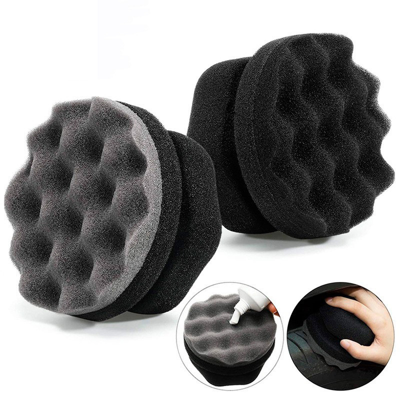 car polishing pad polishing sponge tire shine applicator pad car waxing polishing cleaning sponge