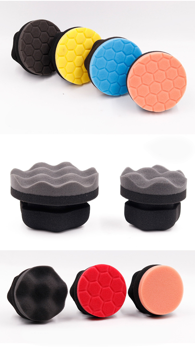 car polishing pad polishing sponge tire shine applicator pad car waxing polishing cleaning sponge