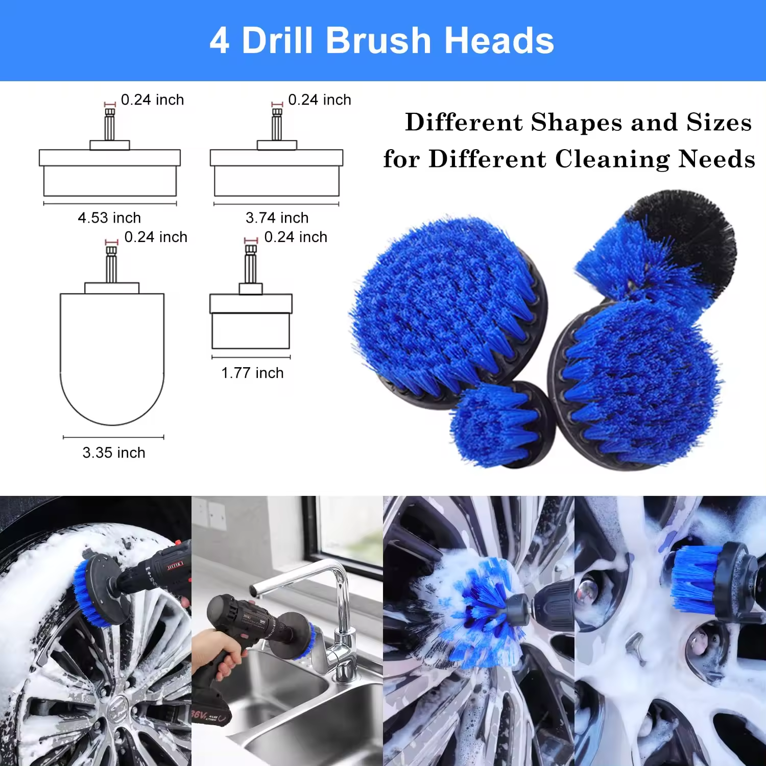 26Pcs Car Detailing Brush Set Auto Polishing Brush Professional Car Care kit Car Wash Brush kit for Interior Exterior Wheels