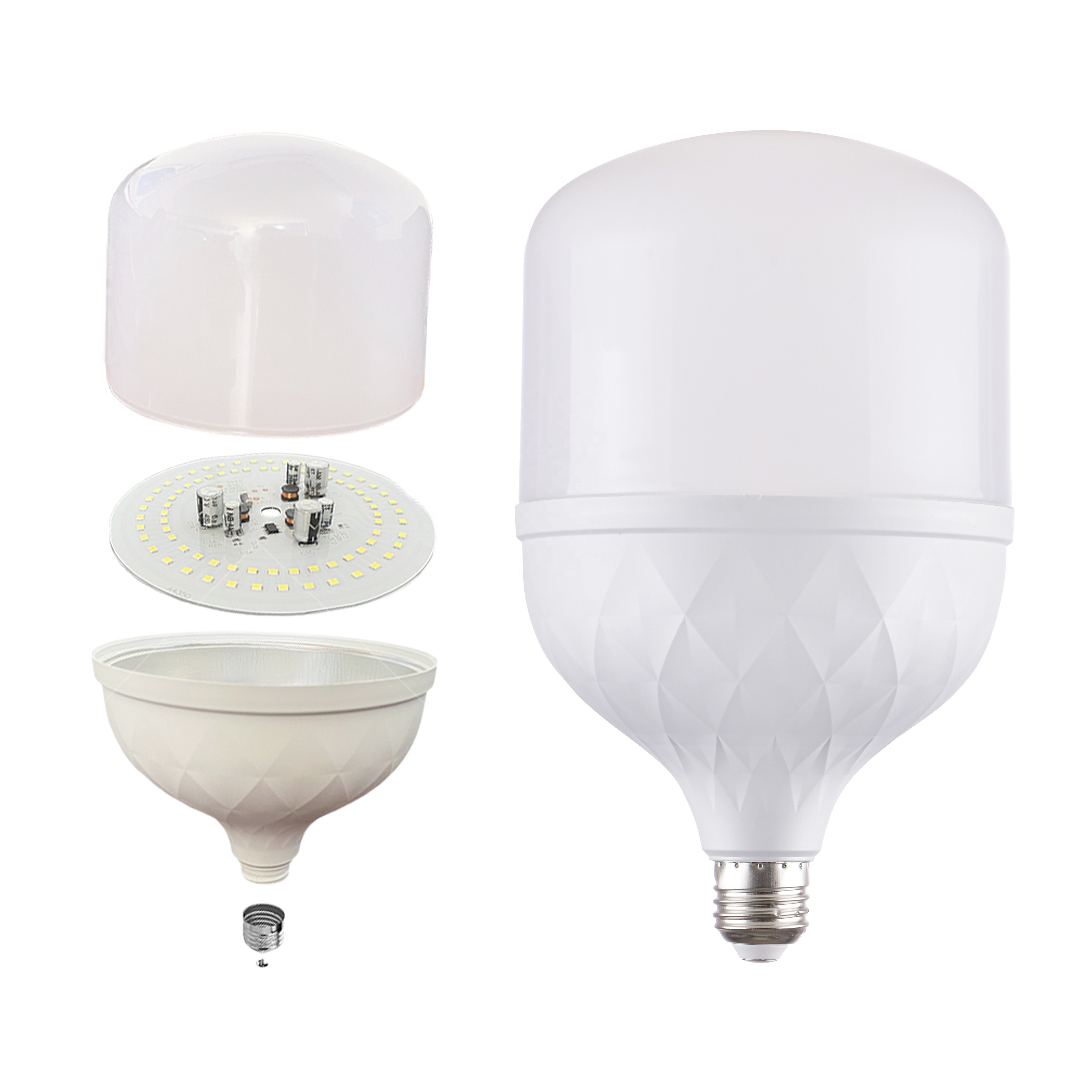 Premium Diamond Series T Shape Light Bulb E27 E40 Lamp Bombilla Led 20w 30w 40w 50w 60w Bulb Led Foco 50 Watt Led T Bulb