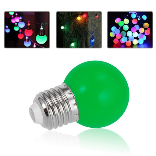 G45 Mini LED Colored Bulb,White Yellow Green Red Blue Pink  for bedroom wedding Halloween Christmas Party bar Mood Decoration