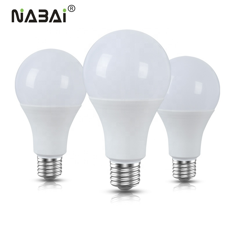 Hot deals China 100-265V A60 A19 5W 7W 9W 12W 15W 18W B22 E27 LED light Bulb SKD