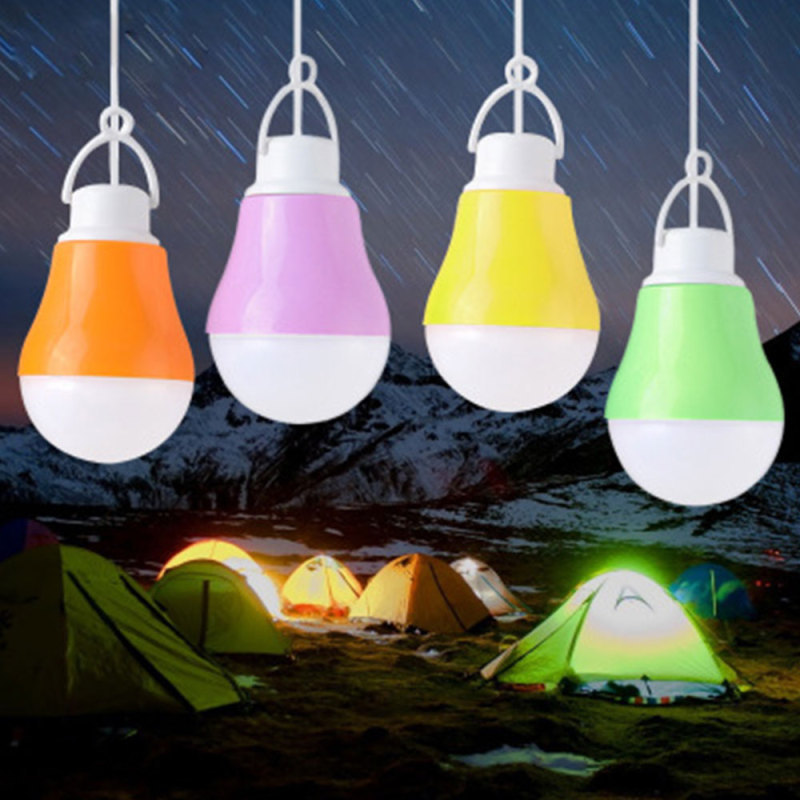 5w DC5V  High quality Small colorful Mini USB Led bulbs  for  hiking camping indoor housing lighting