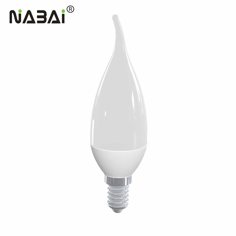 High Quality DOB 7w  2700K 6500K C37 E14 Candelabra LED Bulb Light for Crystal Chandelier