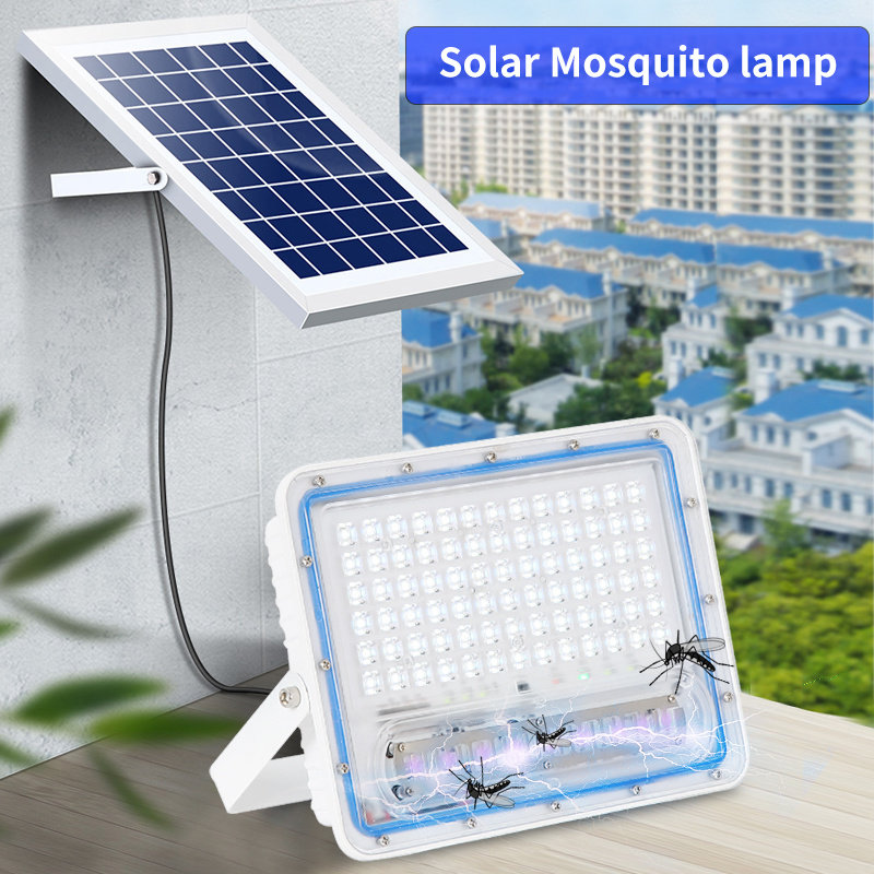 Newest product LED Solar Mosquito killer Lamp,50W 100W 300W outdoor solar floodlight insect killer light