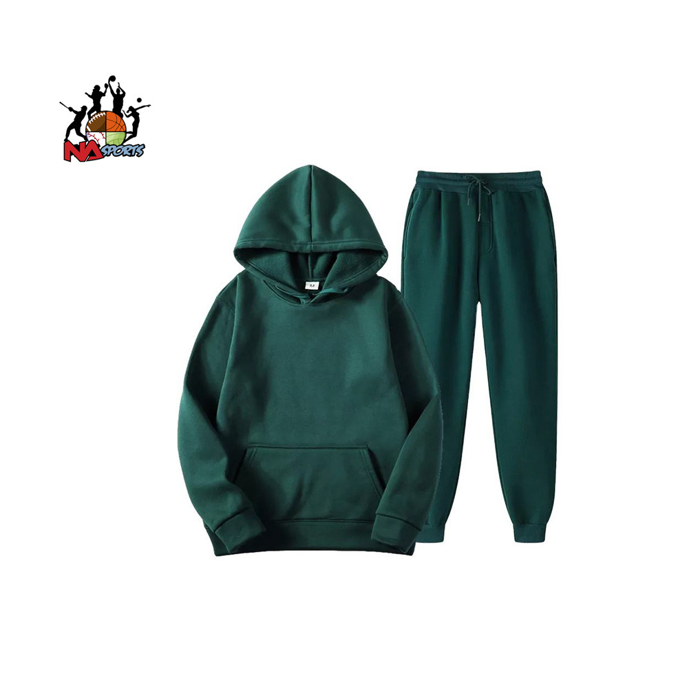 Unisex Jogging Suits Custom Pullover Hoodie And Jogger Set Men Sweatshirts  Pullover Tracksuit