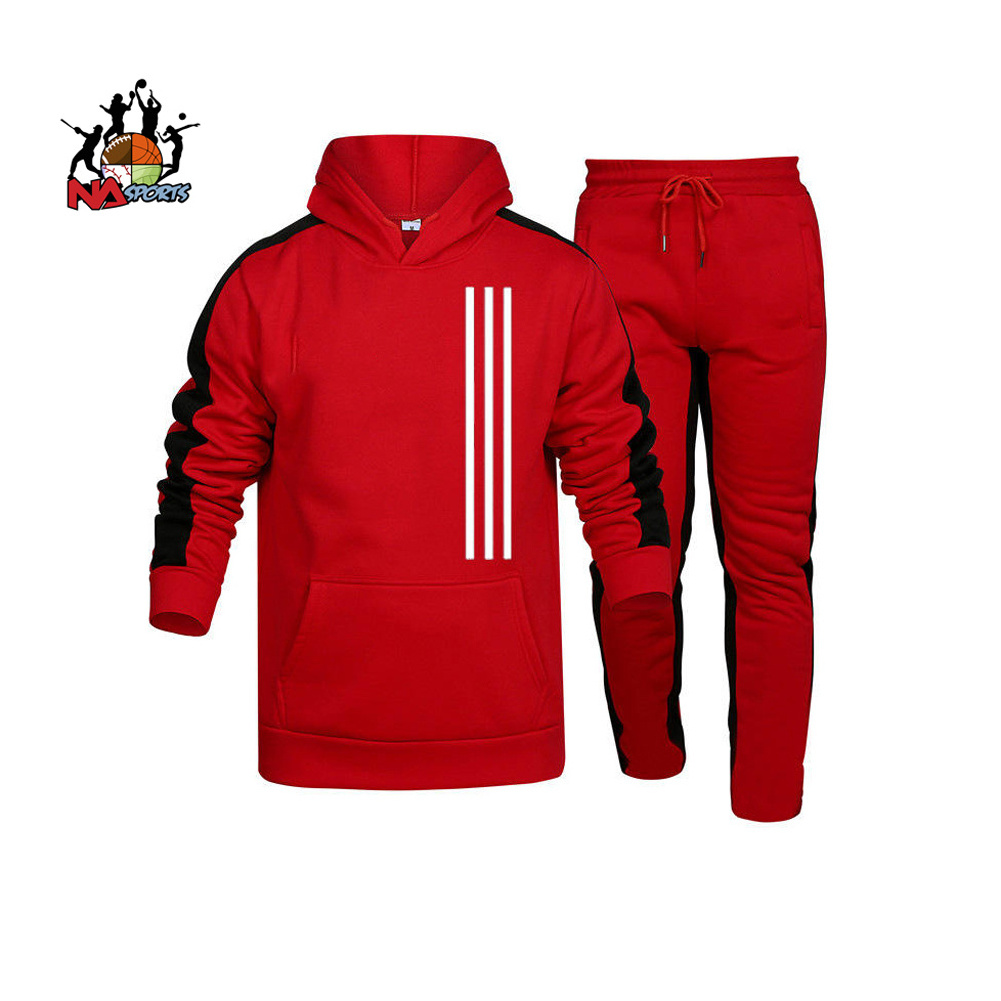 Unisex Jogging Suits Custom Pullover Hoodie And Jogger Set Men Sweatshirts  Pullover Tracksuit