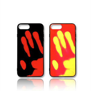 Wholesale Temperature Sensitive Heat Transfer Phone Cover pu Thermal Color Changing Phone Case For Iphone7