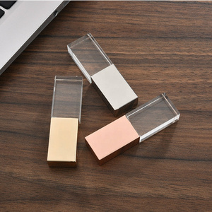 Crystal usb flash drive 2TB led Car Gift pen drive 16gb 64gb  usb memory sticks