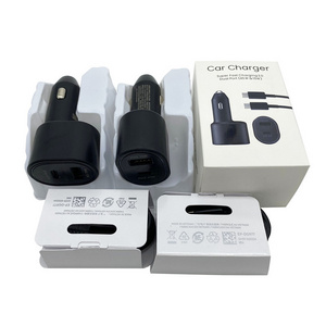 2022 New 45W Super Fast Charger USB C  PD  car Charger For Samsung Galaxy  s21 s20 s22ultra with TYPE C cable and box