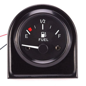 2" 52mm electrical digital fuel level gauge car Gauge white led light back rim automotive gauges 12V for universal boat car