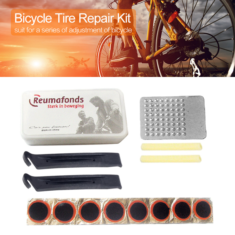 Mountain Bike Tire Repair Tools Kit Bike Tool Set for Cyclist Bicycle Tool Kit for Multi-Purpose Emergency Tire Repair