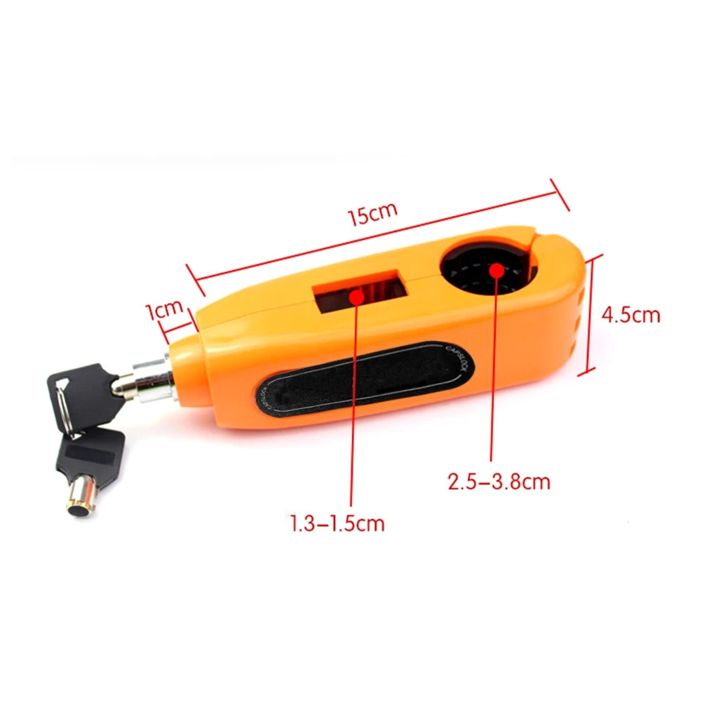 Effective Motorcycle Grip Lock Security Scooter Handlebar Safety Lock Brake Throttle Grip Anti Theft Protection