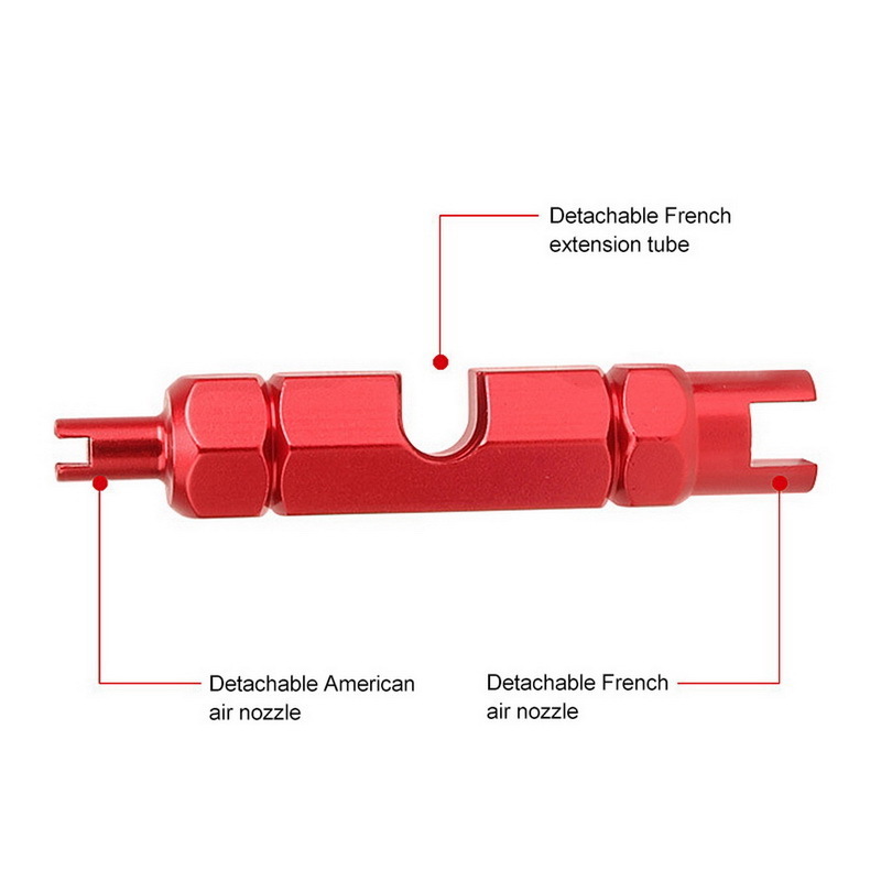 Double-head Bicycle Valve Core Disassembly Tool Multifunction Valve Core Removal Tool Disassembly Tubeless Tool