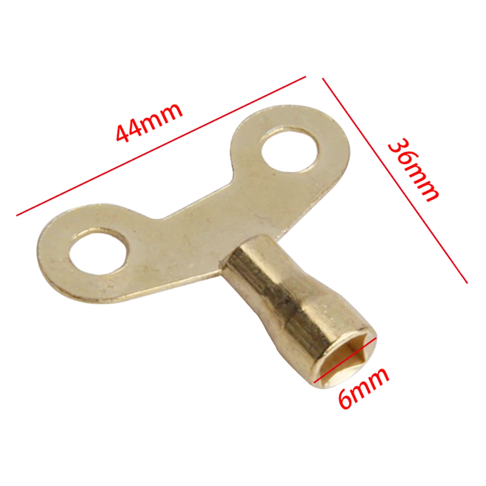 Key For Water Tap Solid iron Special Lock New Radiator Plumbing Bleed Key Square Socket Hole Water Tap Faucet Key