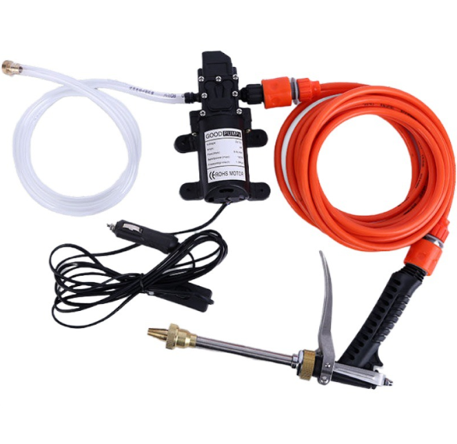 Car Wash 12V Car Washer Gun Pump High Pressure Cleaner Car Care Portable Washing Machine Electric Cleaning Auto Device