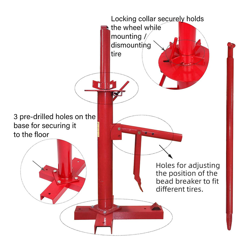 Tire Changer Machine Car Truck Motorcycle Manual Bead Breaker Weights Remover Lift Stands Transmission