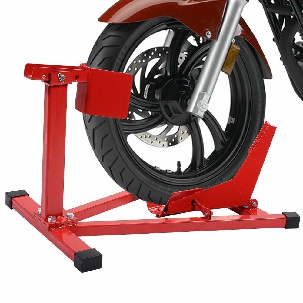 Motorcycle Front Wheel Chock Storage Vantransport Paddock Stand