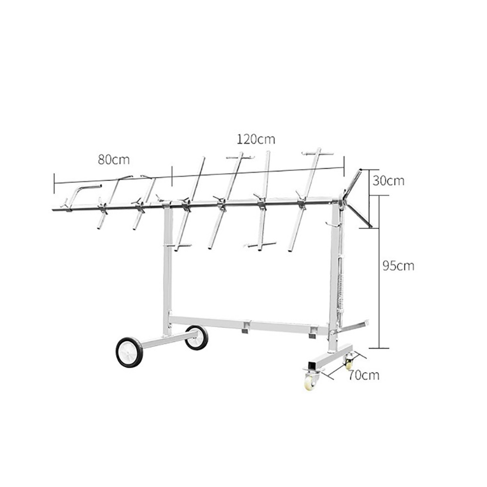 Wheel Master Paint Stand Rotating Paint Rack