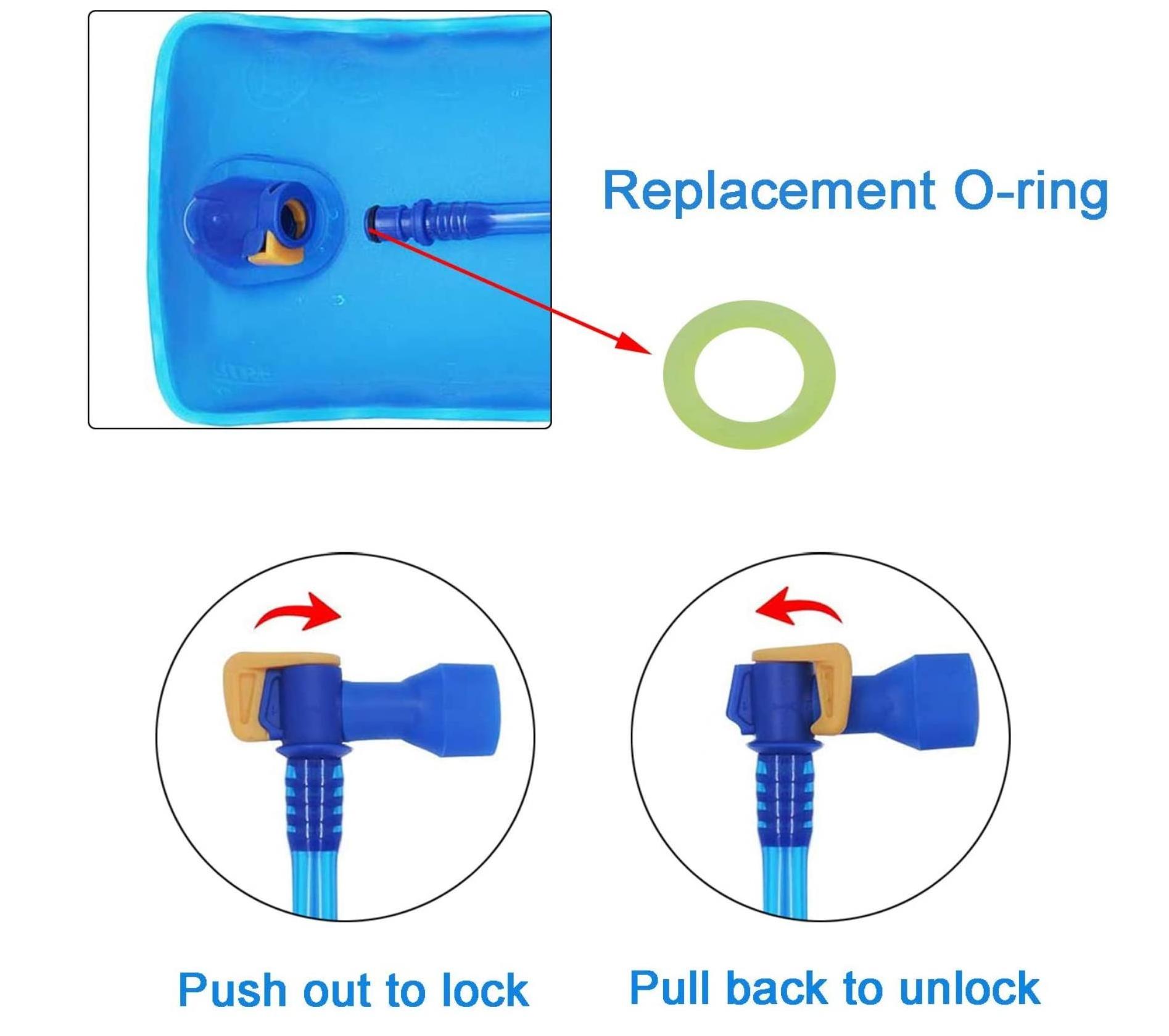 Bite Valve Replacement Mouthpiece Fit for Hydration Pack Bladder Water Backpack 2 liter hydration bladder  nozzle