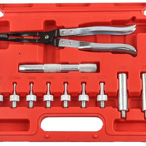 Valve Stem Seal Remover and Installer Valve Stem Seal Removal Tool Car Engine Repair Kit Set with Plier Driving Sockets