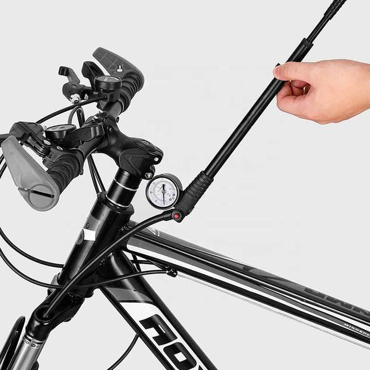 300psi Bike Pump Fork Rear Suspension High Pressure Inflator Aluminum Alloy Manual Air Pump Tire Inflator Mtb Road Cycling Pump